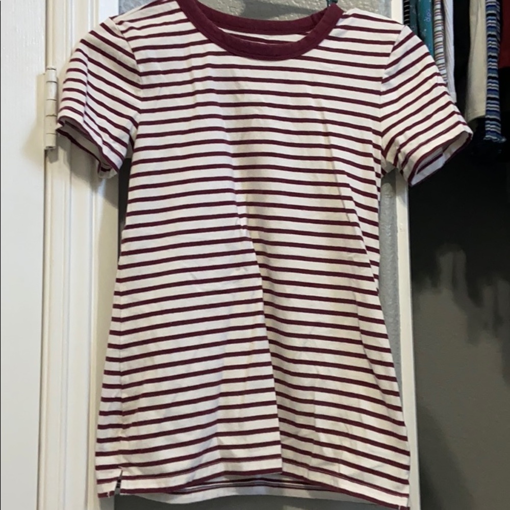 Red striped tshirt